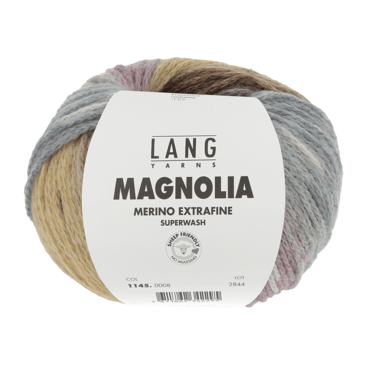 Lang Yarns Sock Yarn Cognac / Jeans / Petrol LANGYARNS | Magnolia | Worsted | 1145