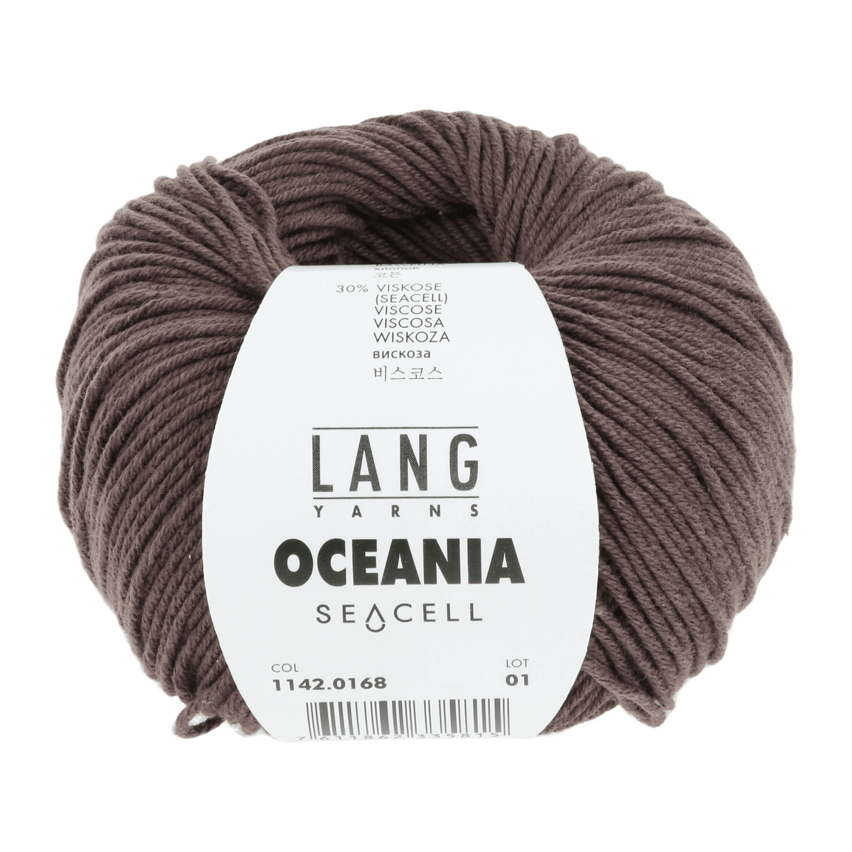 Lang Yarns Sock Yarn Dark Brown LANGYARNS | Oceania | DK | 1142