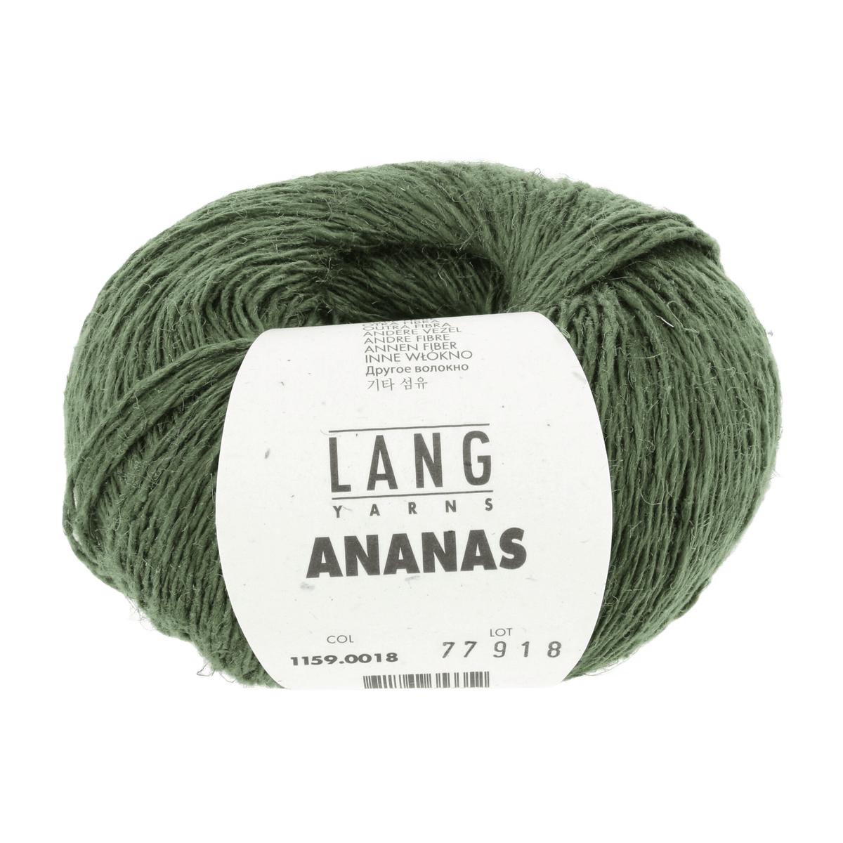 Lang Yarns Sock Yarn Dark Green LANGYARNS | Ananas | DK | 1159