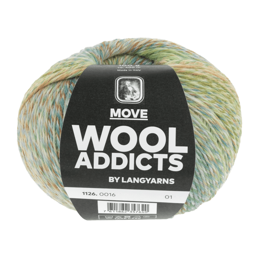 Lang Yarns Sock Yarn Dark Green / Olive / Petrol / Brown LANGYARNS | WOOLADDICTS | Sock Yarn | MOVE | 4-Ply | 1126