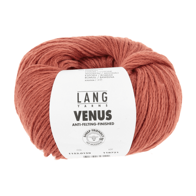 Lang Yarns Sock Yarn Dark Orange LANGYARNS | Venus | DK | 1153