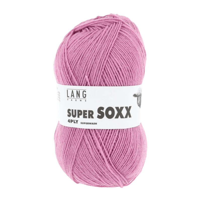Lang Yarns Sock Yarn Dark Rose LANGYARNS | Sock Yarn | SUPER SOXX | 4-Ply | 642