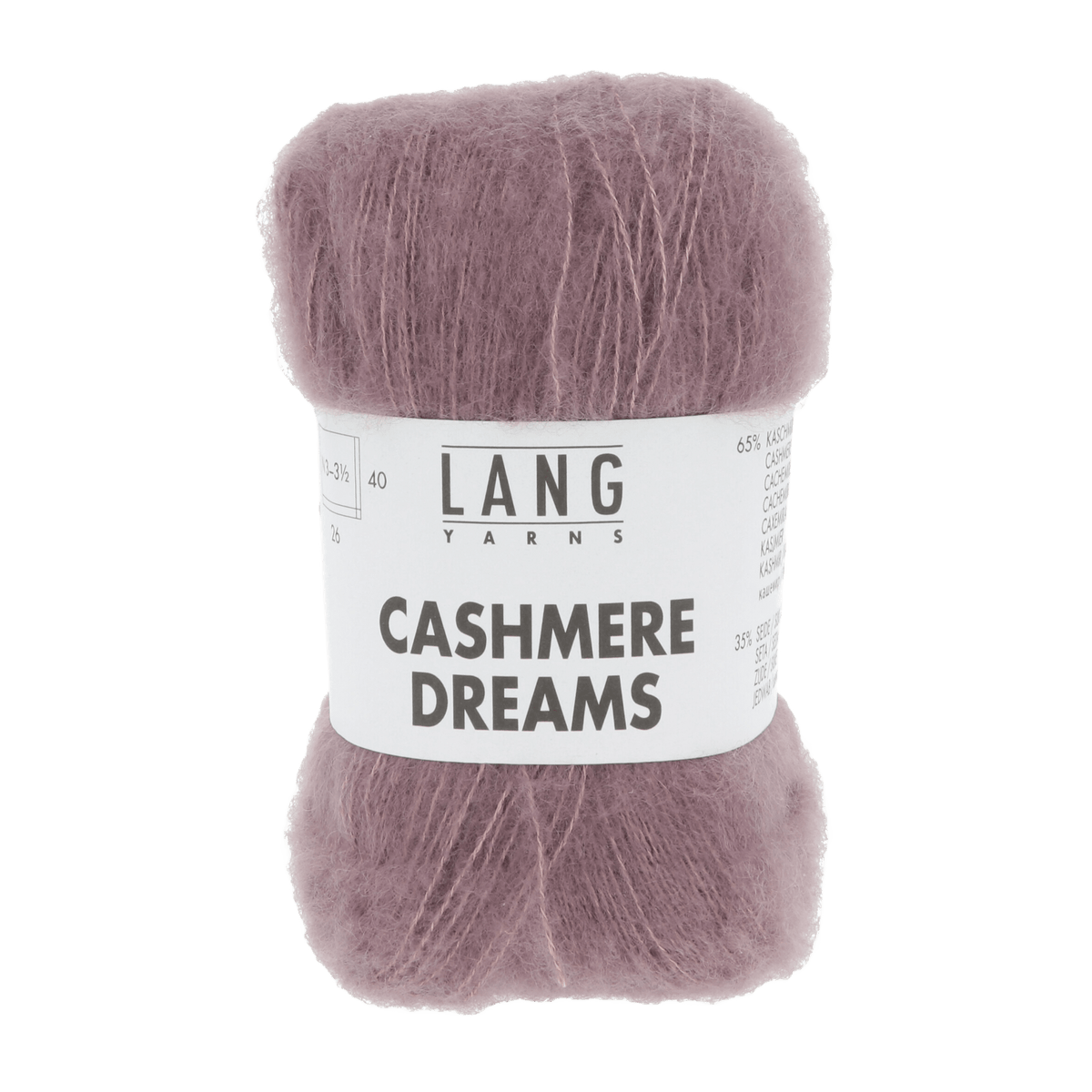 Lang Yarns Sock Yarn Dusky Pink LANGYARNS | Cashmere Dreams | Sport | 1085