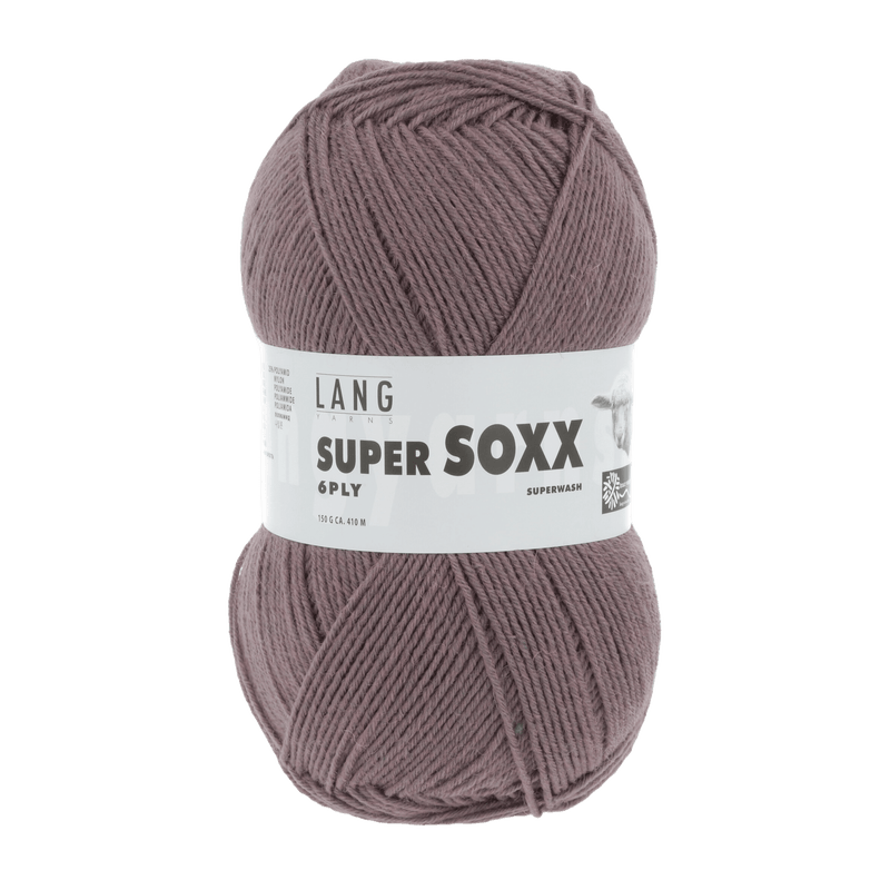 Lang Yarns Sock Yarn Dusky Pink LANGYARNS | Sock Yarn | SUPER SOXX | 6-Ply | 907