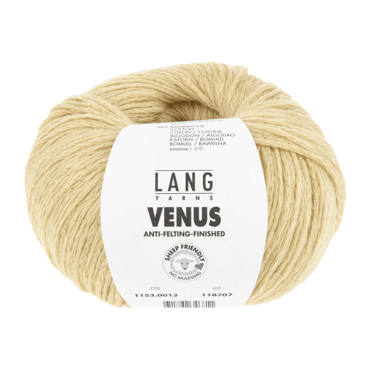 Lang Yarns Sock Yarn Egg Yolk LANGYARNS | Venus | DK | 1153