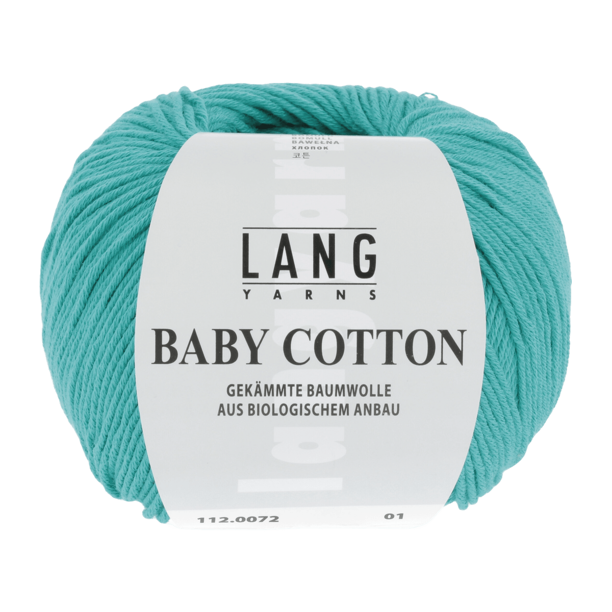 Lang Yarns Sock Yarn Emerald LANGYARNS | Baby Yarn | Baby Cotton | 4-Ply | 112