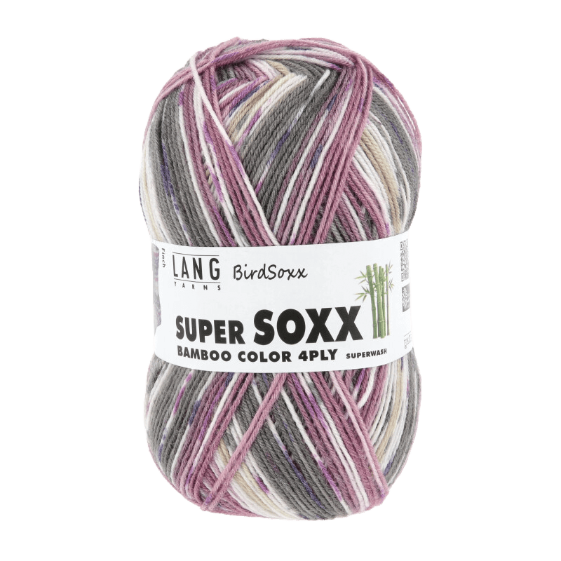 Lang Yarns Sock Yarn Finch LANGYARNS | Sock Yarn | SUPER SOXX BAMBOO COLOUR | 4-Ply | 641