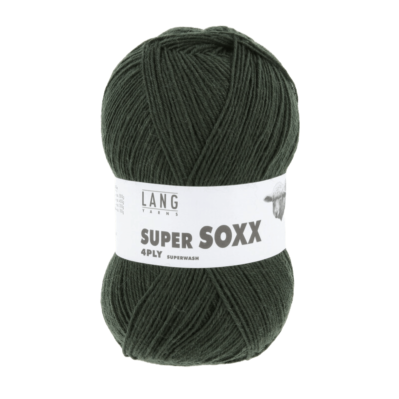 Lang Yarns Sock Yarn Fir LANGYARNS | Sock Yarn | SUPER SOXX | 4-Ply | 642