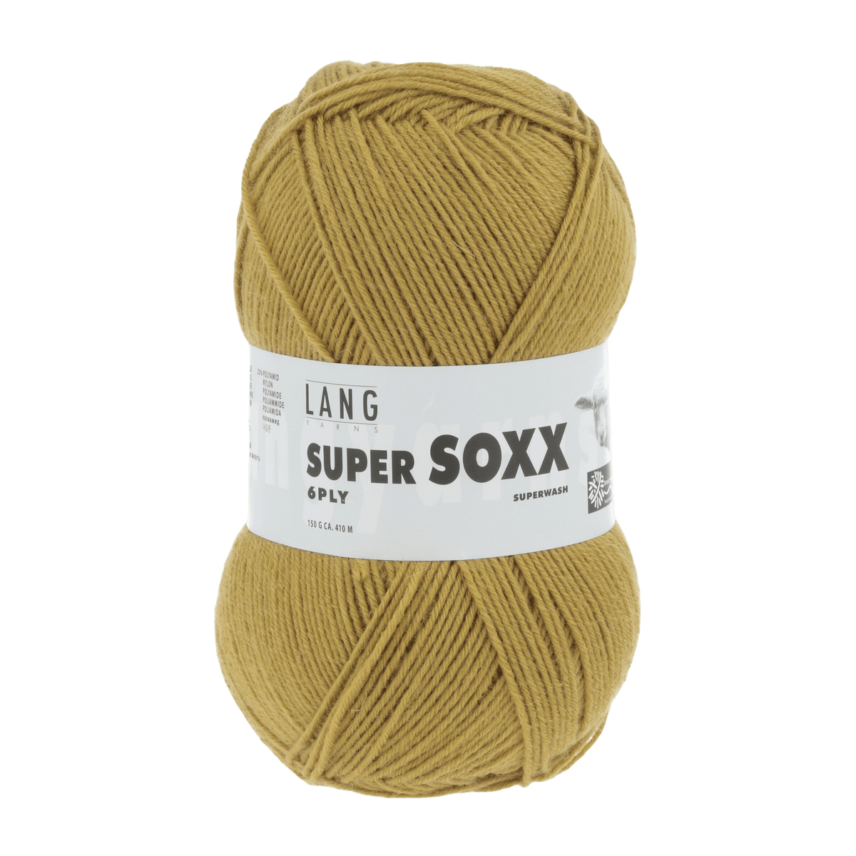 Lang Yarns Sock Yarn Gold LANGYARNS | Sock Yarn | SUPER SOXX | 6-Ply | 907