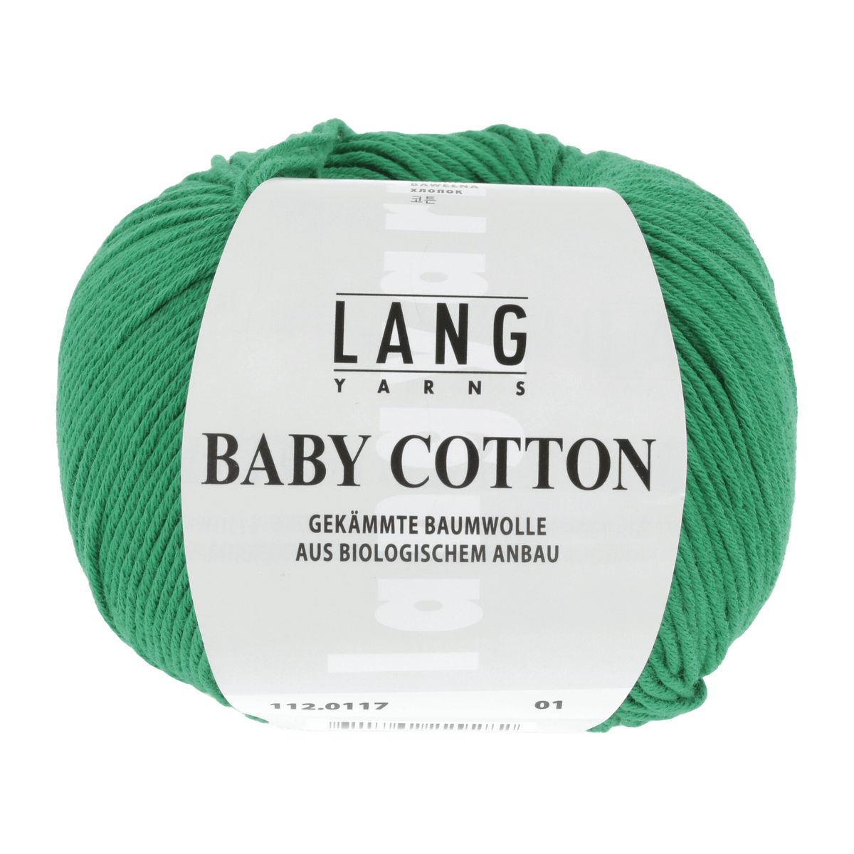 Lang Yarns Sock Yarn Green LANGYARNS | Baby Yarn | Baby Cotton | 4-Ply | 112