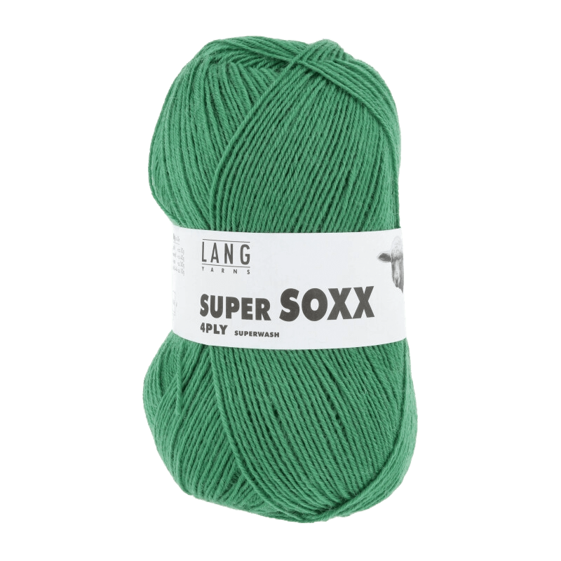 Lang Yarns Sock Yarn Green LANGYARNS | Sock Yarn | SUPER SOXX | 4-Ply | 642