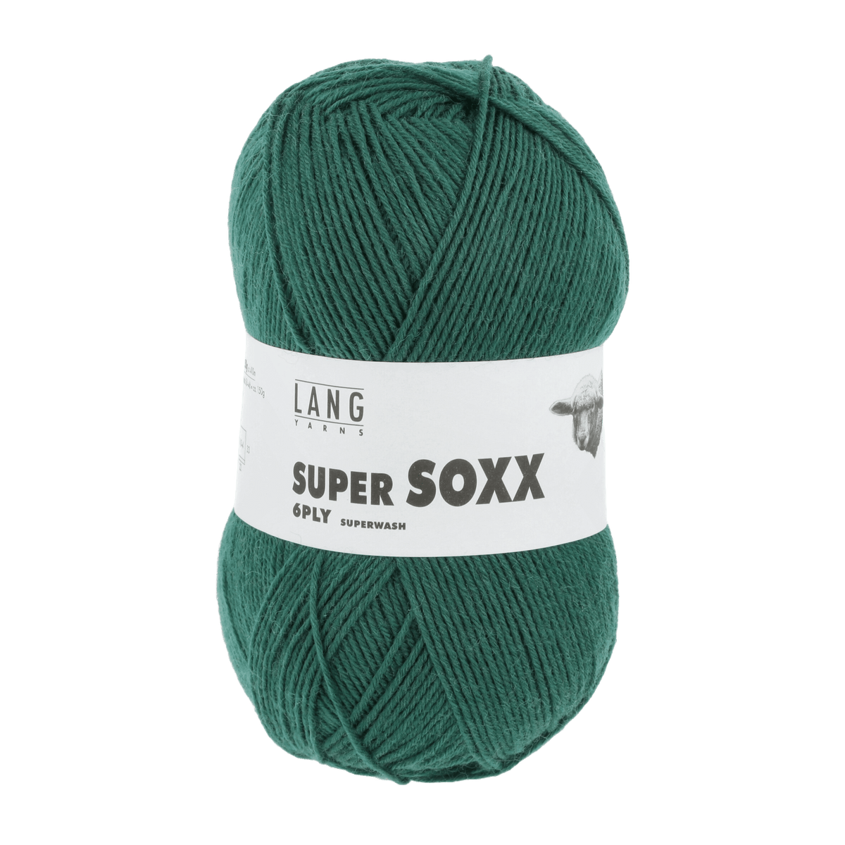 Lang Yarns Sock Yarn Green LANGYARNS | Sock Yarn | SUPER SOXX | 6-Ply | 907