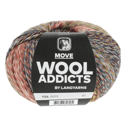 Lang Yarns Sock Yarn Green / Orange / Purple / Brown LANGYARNS | WOOLADDICTS | Sock Yarn | MOVE | 4-Ply | 1126