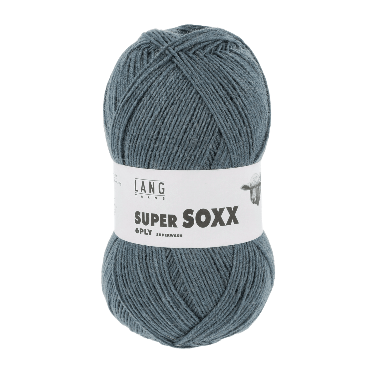 Lang Yarns Sock Yarn Grey Green LANGYARNS | Sock Yarn | SUPER SOXX | 6-Ply | 907