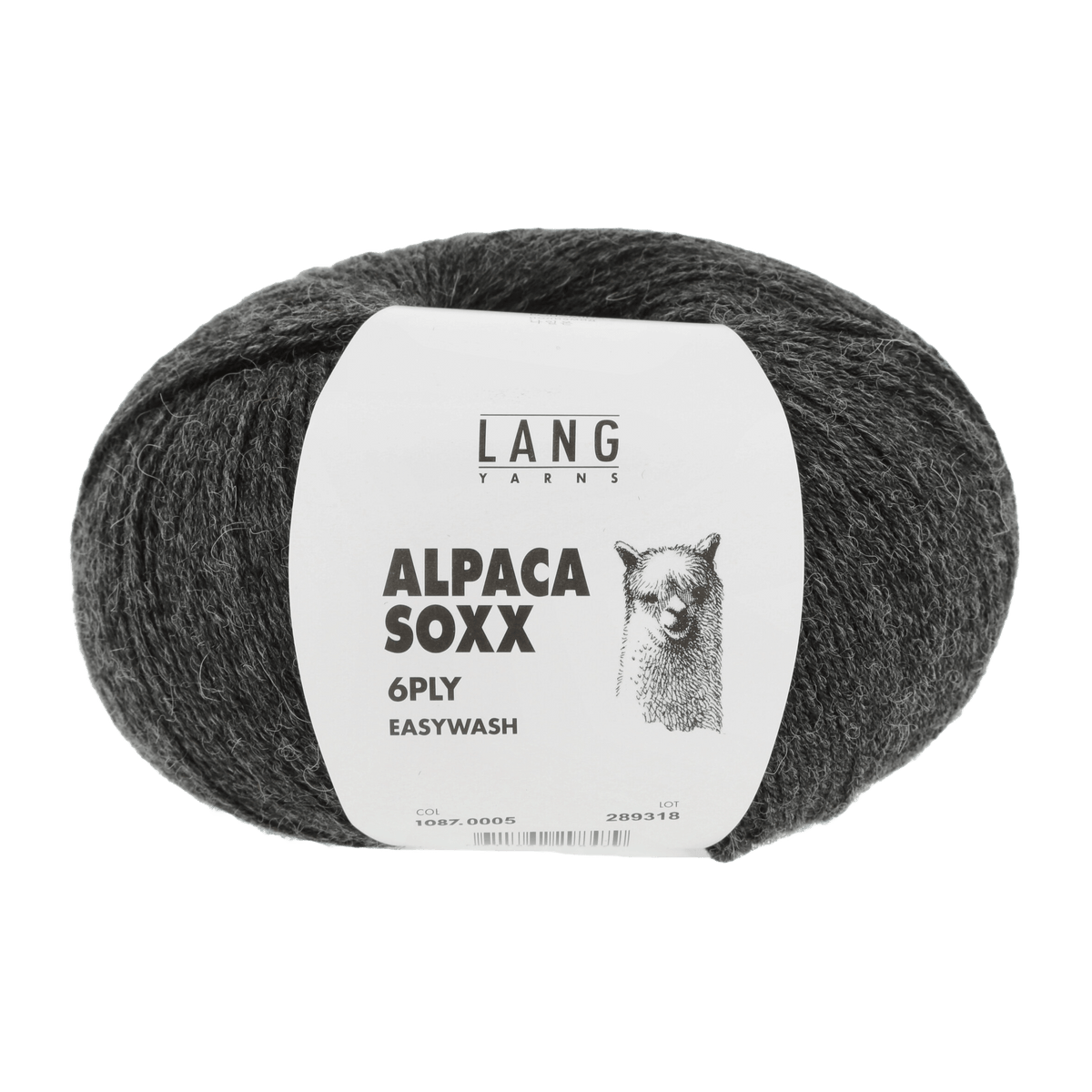 Lang Yarns Sock Yarn Grey Mélange LANGYARNS | Sock Yarn | Alpaca Soxx | 6-Ply | 1087