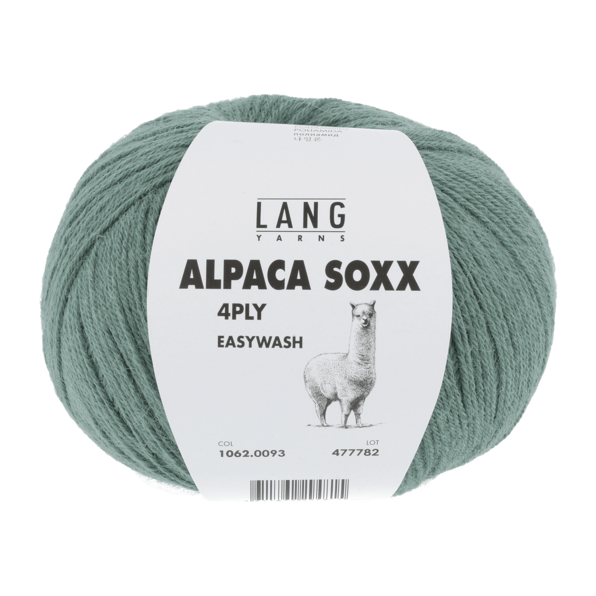 Lang Yarns Sock Yarn Ivy LANGYARNS | Sock Yarn | Alpaca Soxx | 4-Ply | 1062
