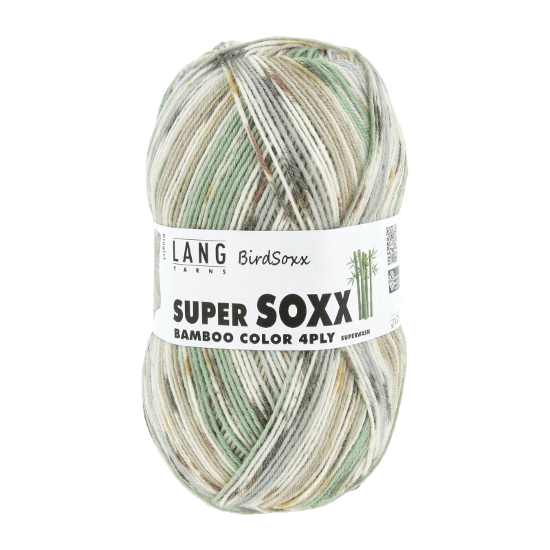 Lang Yarns Sock Yarn Kinglet LANGYARNS | Sock Yarn | SUPER SOXX BAMBOO COLOUR | 4-Ply | 641