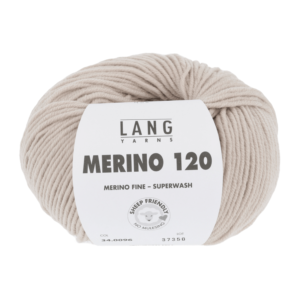 Lang Yarns Sock Yarn Light Beige LANGYARNS | Merino 120 | DK | 34
