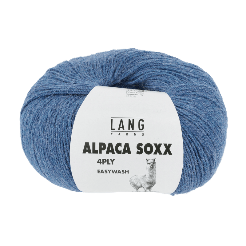 Lang Yarns Sock Yarn Light Blue Mélange LANGYARNS | Sock Yarn | Alpaca Soxx | 4-Ply | 1062