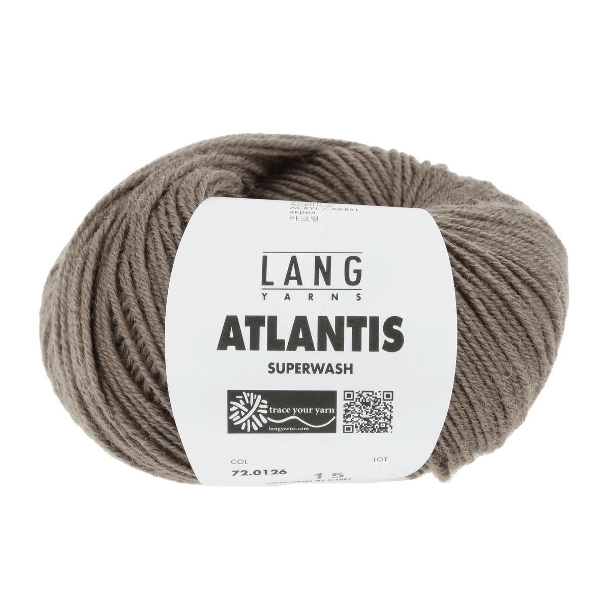 Lang Yarns Sock Yarn Light Brown LANGYARNS | Atlantis | DK | 72