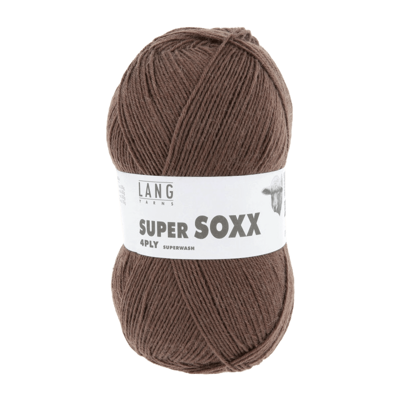 Lang Yarns Sock Yarn Light Brown LANGYARNS | Sock Yarn | SUPER SOXX | 4-Ply | 642