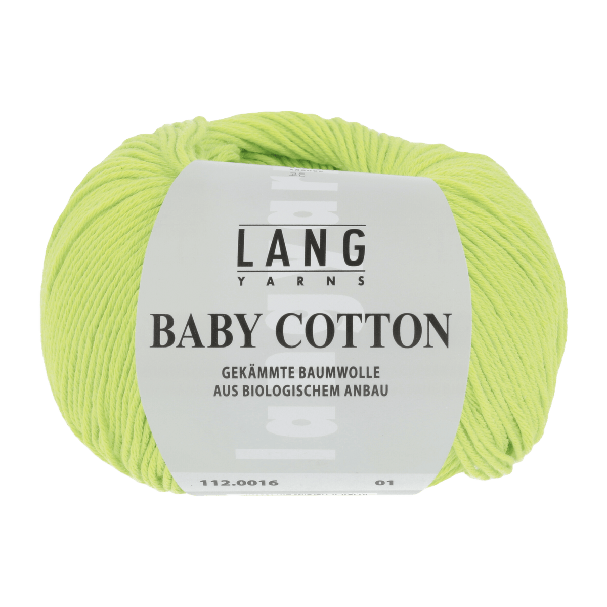 Lang Yarns Sock Yarn Light Green LANGYARNS | Baby Yarn | Baby Cotton | 4-Ply | 112