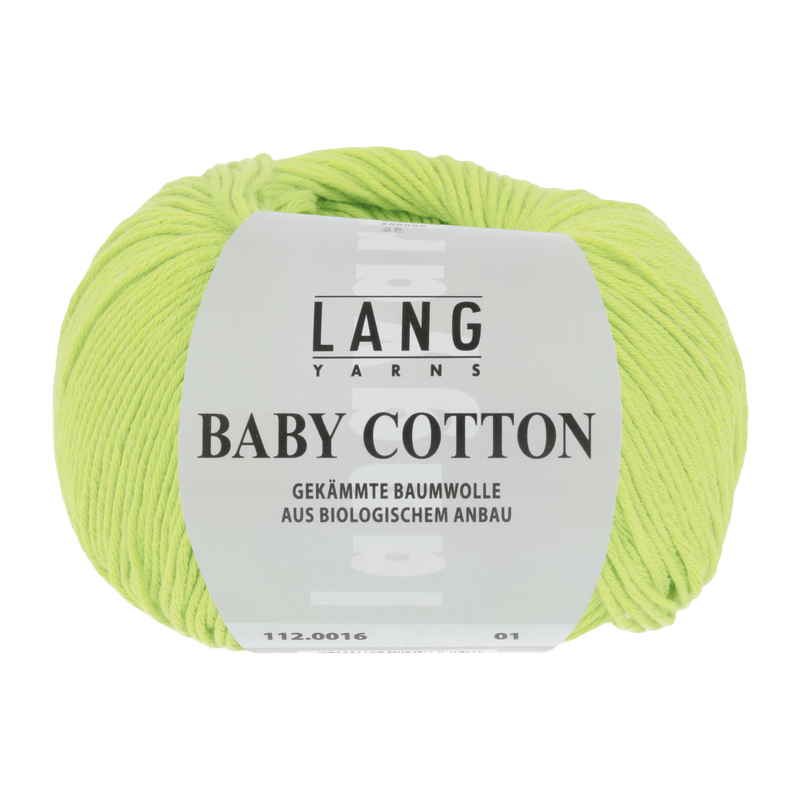 Lang Yarns Sock Yarn Light Green LANGYARNS | Baby Yarn | Baby Cotton | 4-Ply | 112
