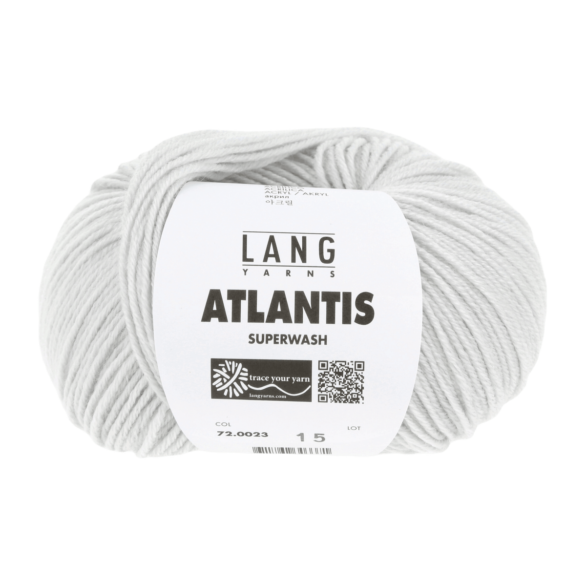 Lang Yarns Sock Yarn Light grey LANGYARNS | Atlantis | DK | 72