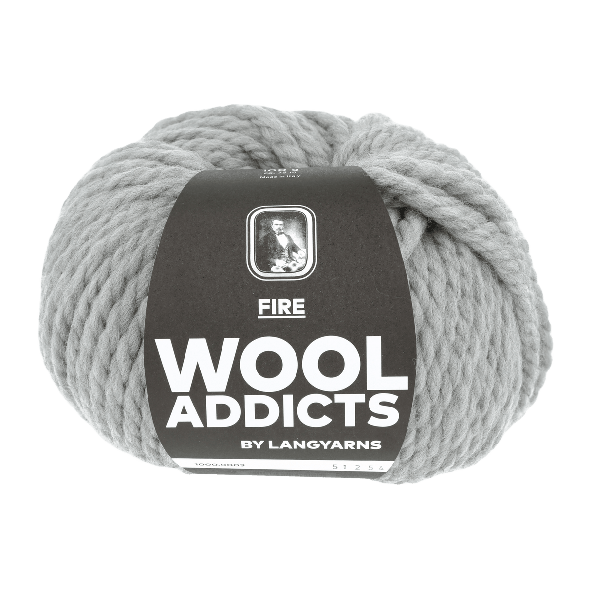 Lang Yarns Sock Yarn Light Grey Mélange LANGYARNS | WOOL ADDICTS | Fire | Super Chunky | 1000