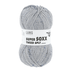 Lang Yarns Sock Yarn Light Jeans LANGYARNS | Sock Yarn | SUPER SOXX TWEED | 6-Ply | 1137
