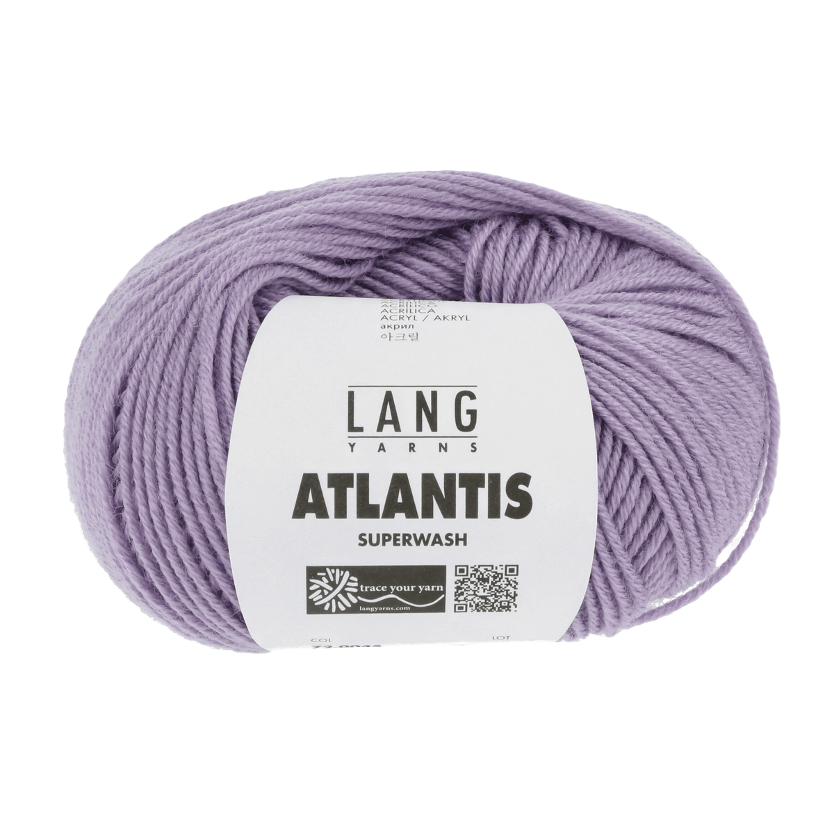 Lang Yarns Sock Yarn Light Lilac LANGYARNS | Atlantis | DK | 72