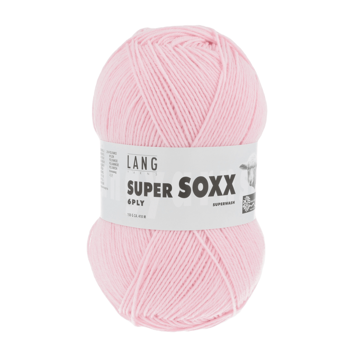 Lang Yarns Sock Yarn Light Rose LANGYARNS | Sock Yarn | SUPER SOXX | 6-Ply | 907