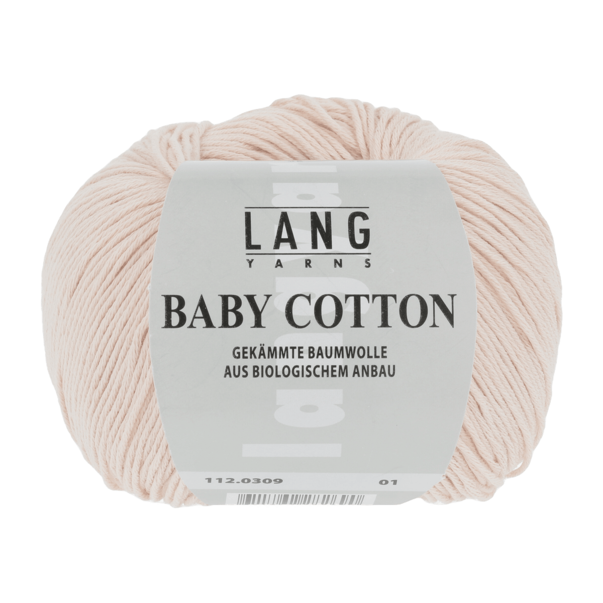 Lang Yarns Sock Yarn Light Salmon LANGYARNS | Baby Yarn | Baby Cotton | 4-Ply | 112