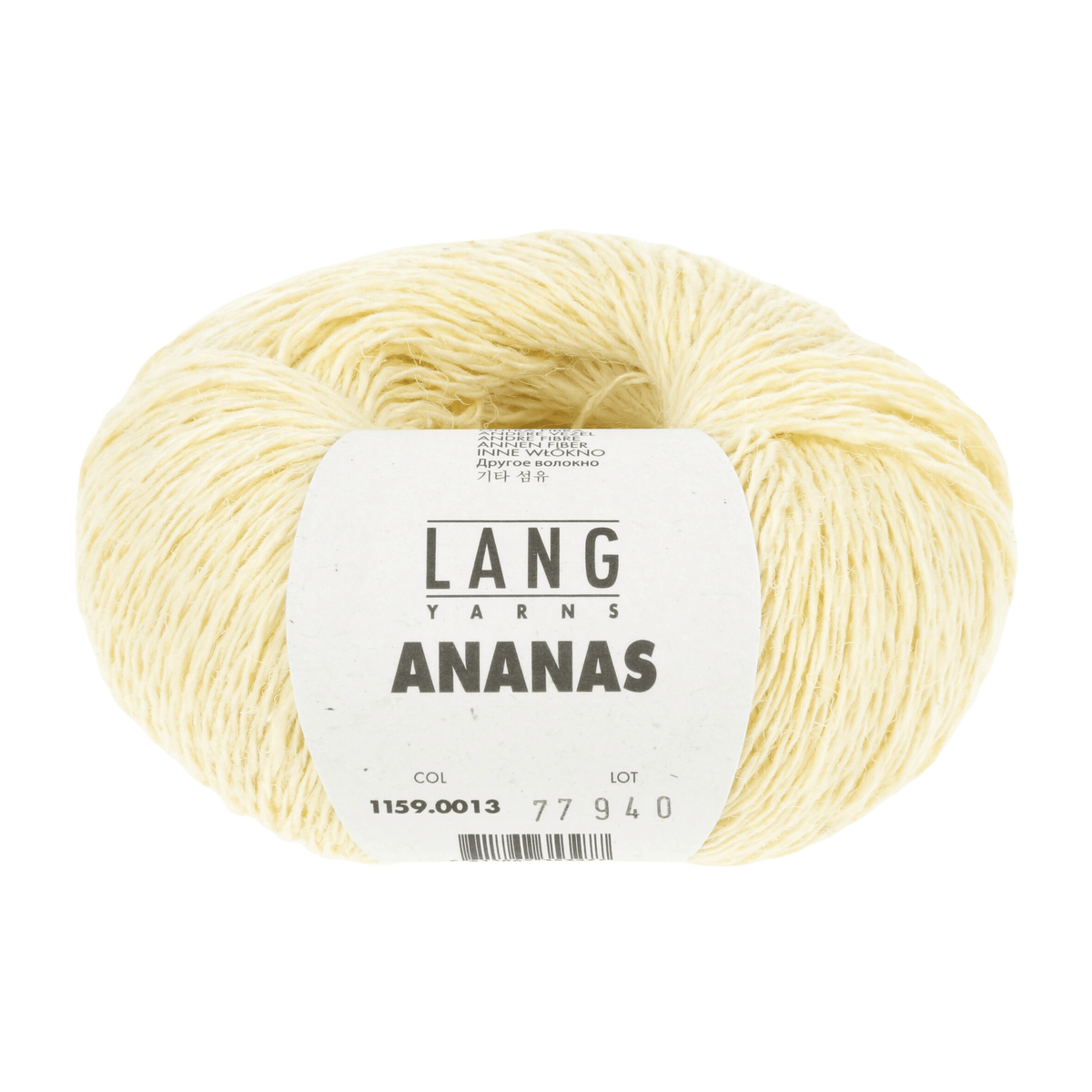 Lang Yarns Sock Yarn Light Yellow LANGYARNS | Ananas | DK | 1159