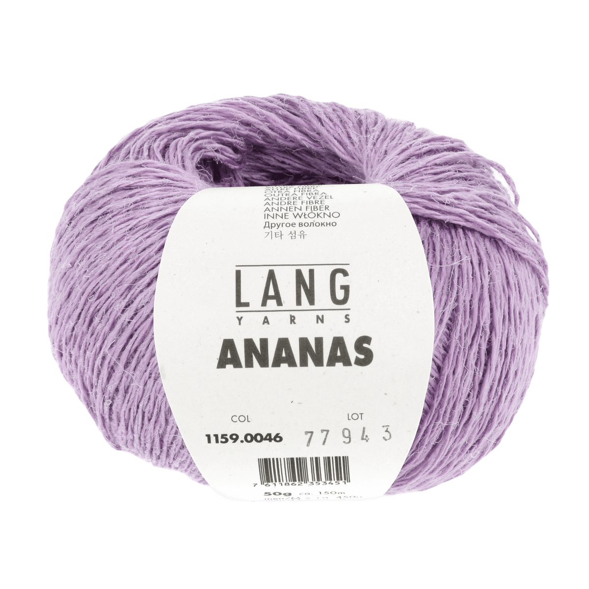 Lang Yarns Sock Yarn Lilac LANGYARNS | Ananas | DK | 1159