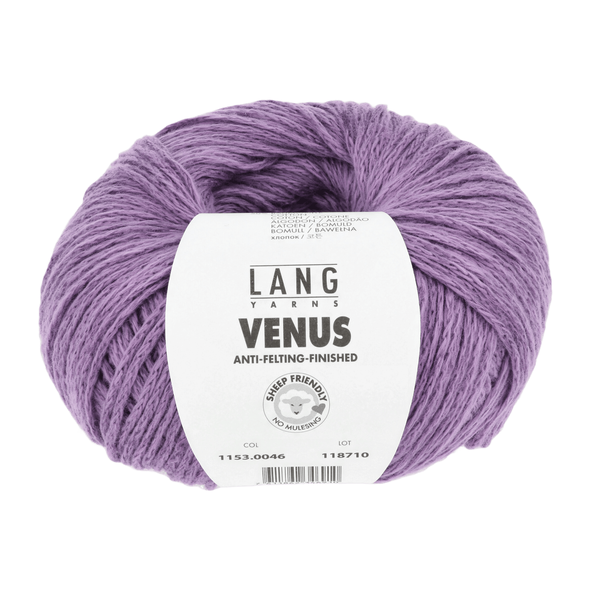 Lang Yarns Sock Yarn Lilac LANGYARNS | Venus | DK | 1153