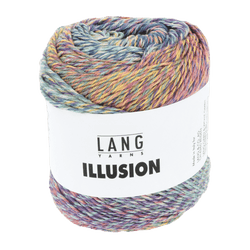 Lang Yarns Sock Yarn Lilac / Petrol / Yellow / Light Blue LANGYARNS | Illusion| DK | 1155