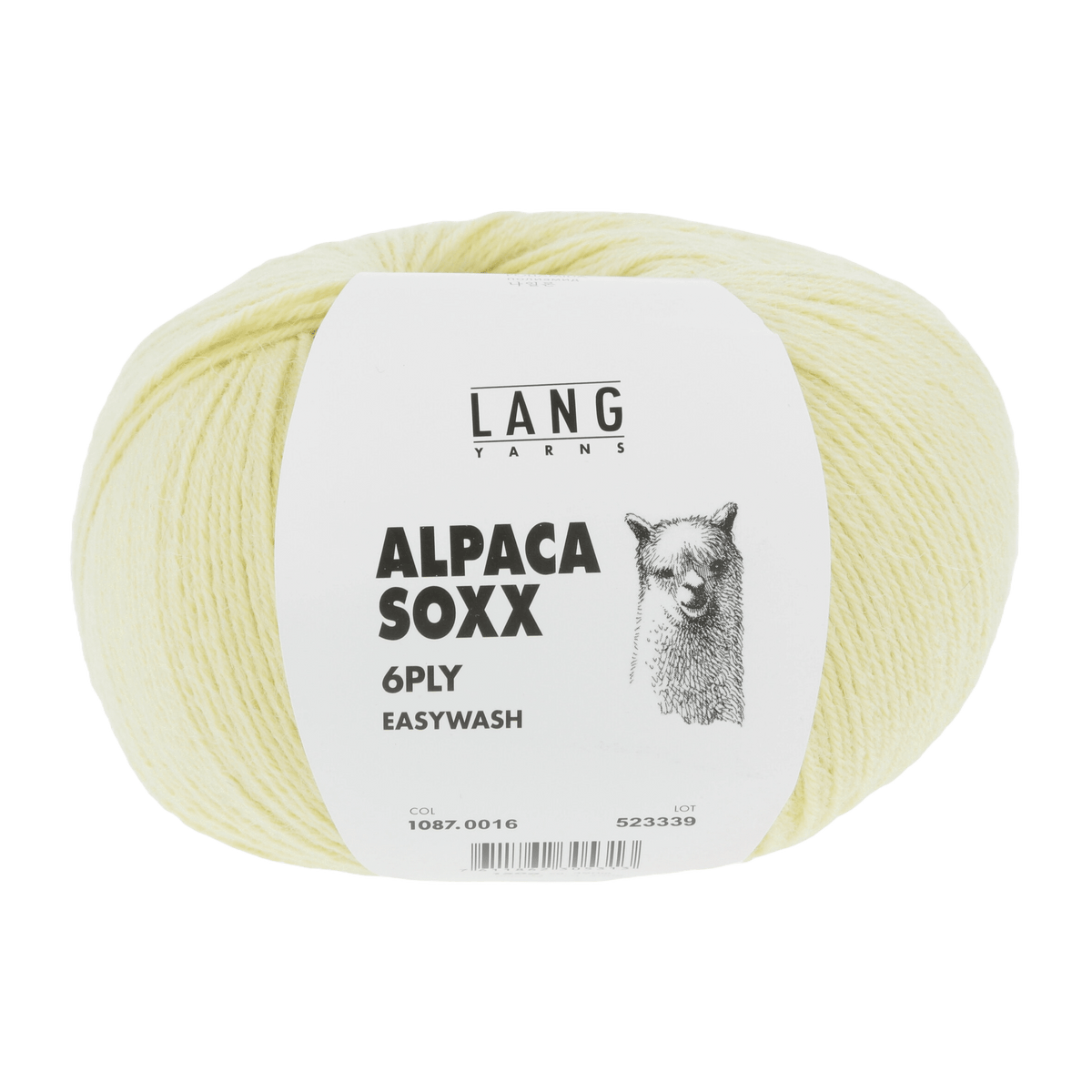 Lang Yarns Sock Yarn Lime Green LANGYARNS | Sock Yarn | Alpaca Soxx | 6-Ply | 1087