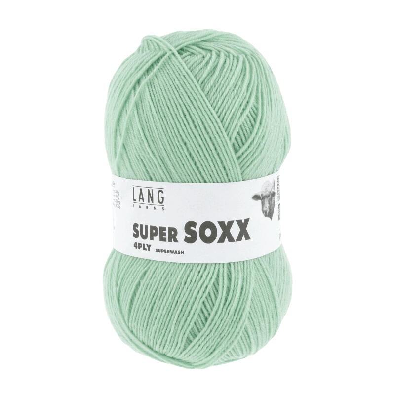 Lang Yarns Sock Yarn Mint LANGYARNS | Sock Yarn | SUPER SOXX | 4-Ply | 642