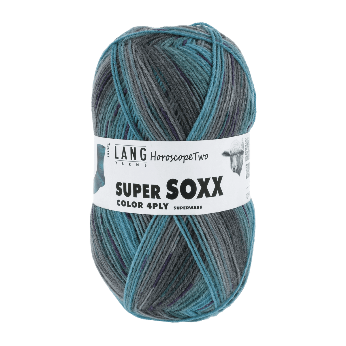 Lang Yarns Sock Yarn Mint - Tarus LANGYARNS | Sock Yarn | SUPER SOXX COLOUR | 4-Ply | 901