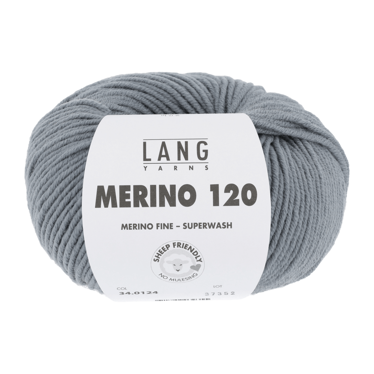 Lang Yarns Sock Yarn Mouse Grey LANGYARNS | Merino 120 | DK | 34