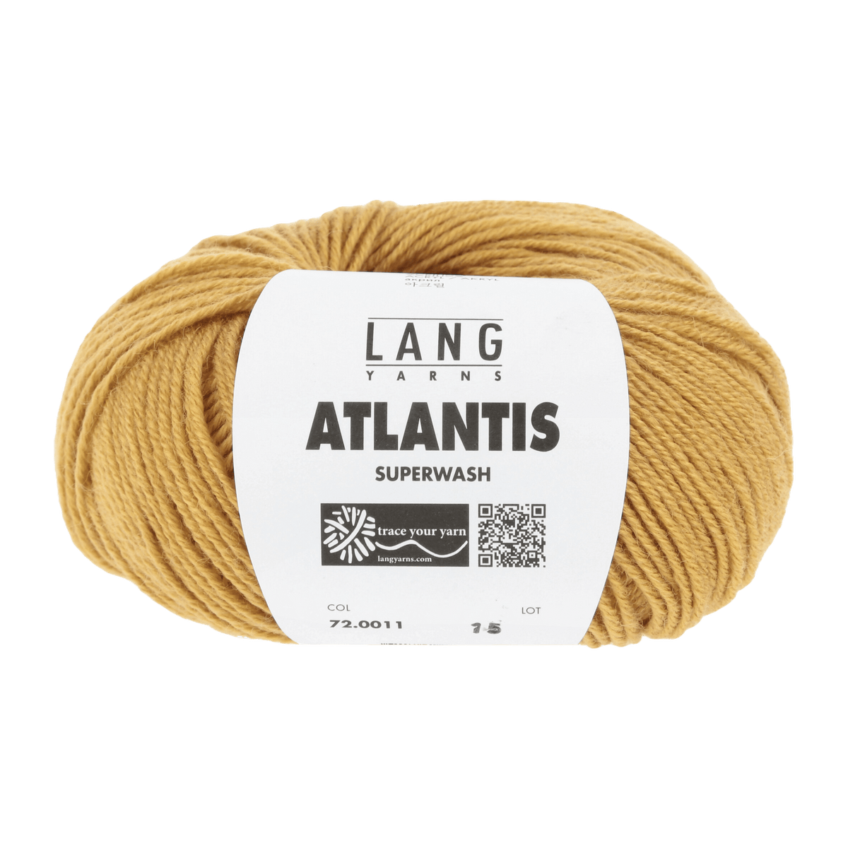 Lang Yarns Sock Yarn Mustard Yellow LANGYARNS | Atlantis | DK | 72
