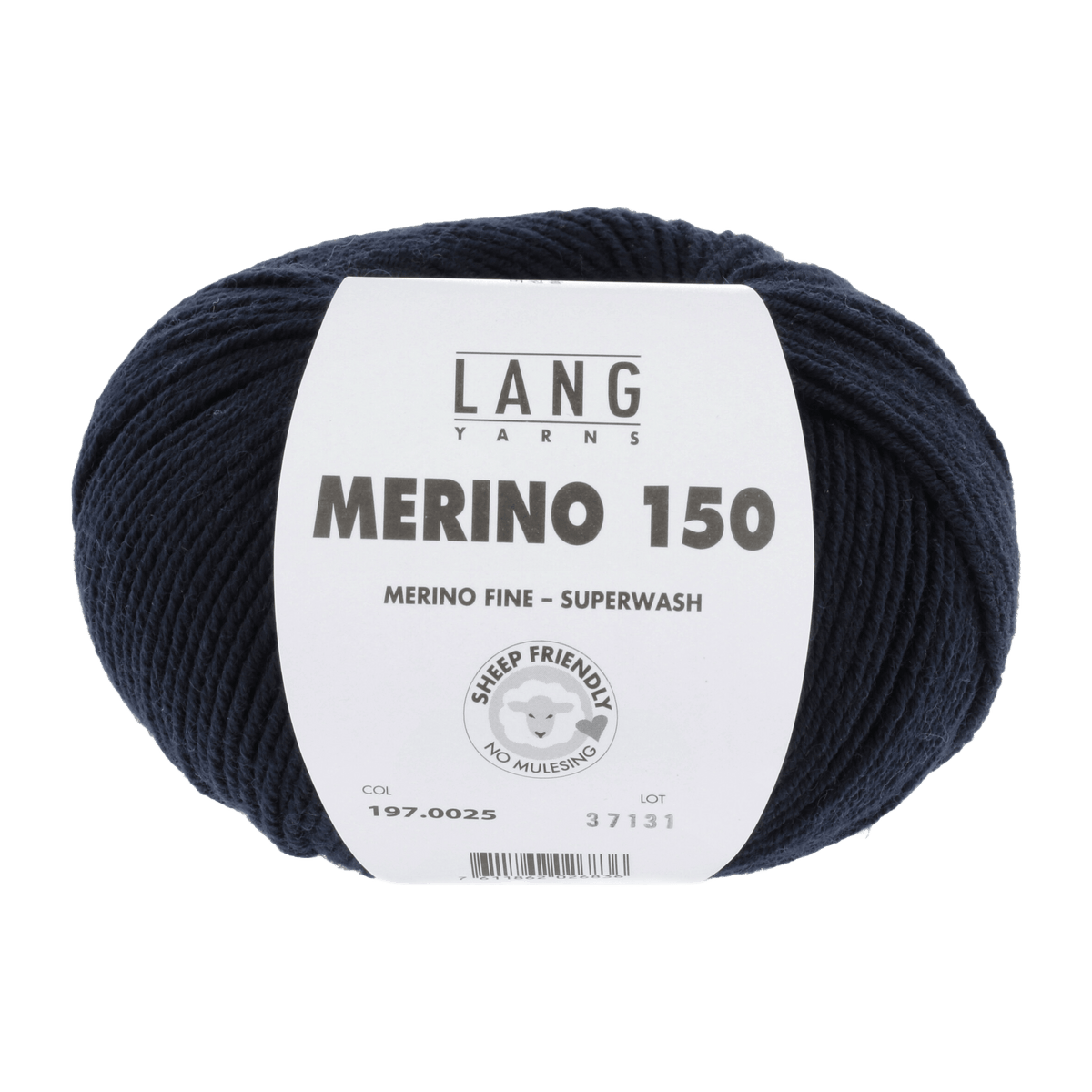 Lang Yarns Sock Yarn Navy LANGYARNS | Merino 150 | Sock / Baby | 197