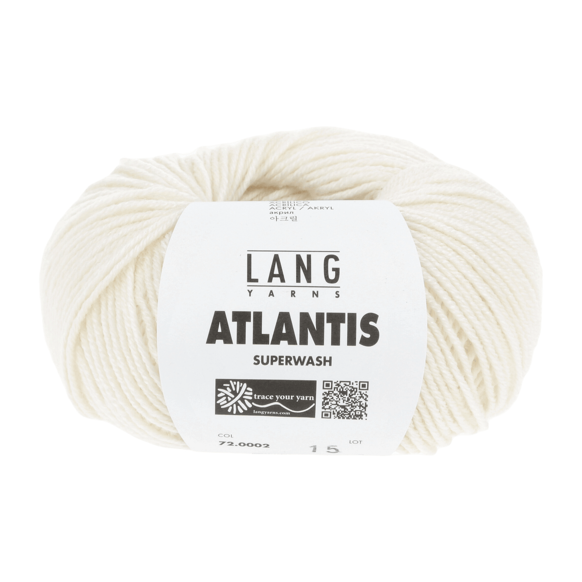 Lang Yarns Sock Yarn Offwhite LANGYARNS | Atlantis | DK | 72