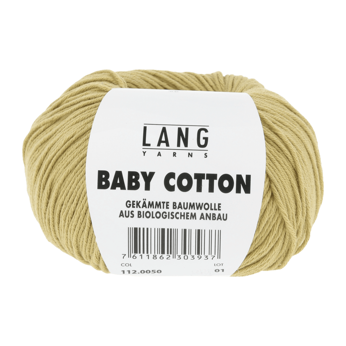 Lang Yarns Sock Yarn Old Gold LANGYARNS | Baby Yarn | Baby Cotton | 4-Ply | 112