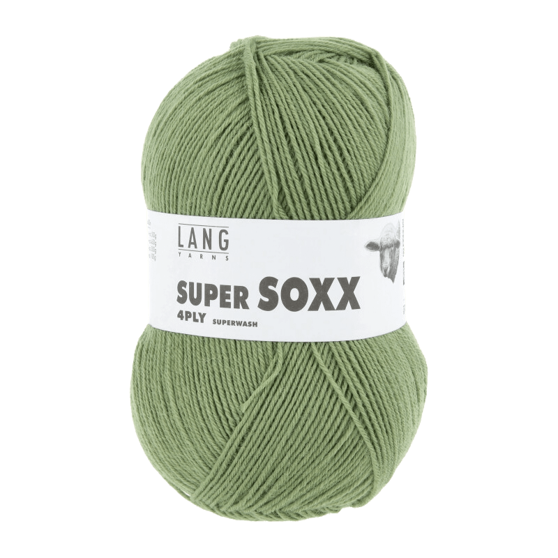Lang Yarns Sock Yarn Olive LANGYARNS | Sock Yarn | SUPER SOXX | 4-Ply | 642