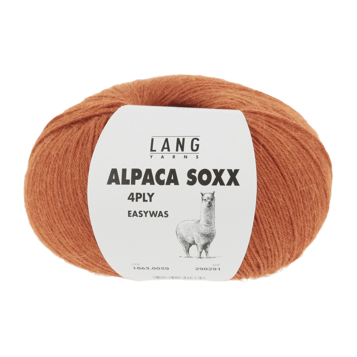 Lang Yarns Sock Yarn Orange Mélange LANGYARNS | Sock Yarn | Alpaca Soxx | 4-Ply | 1062