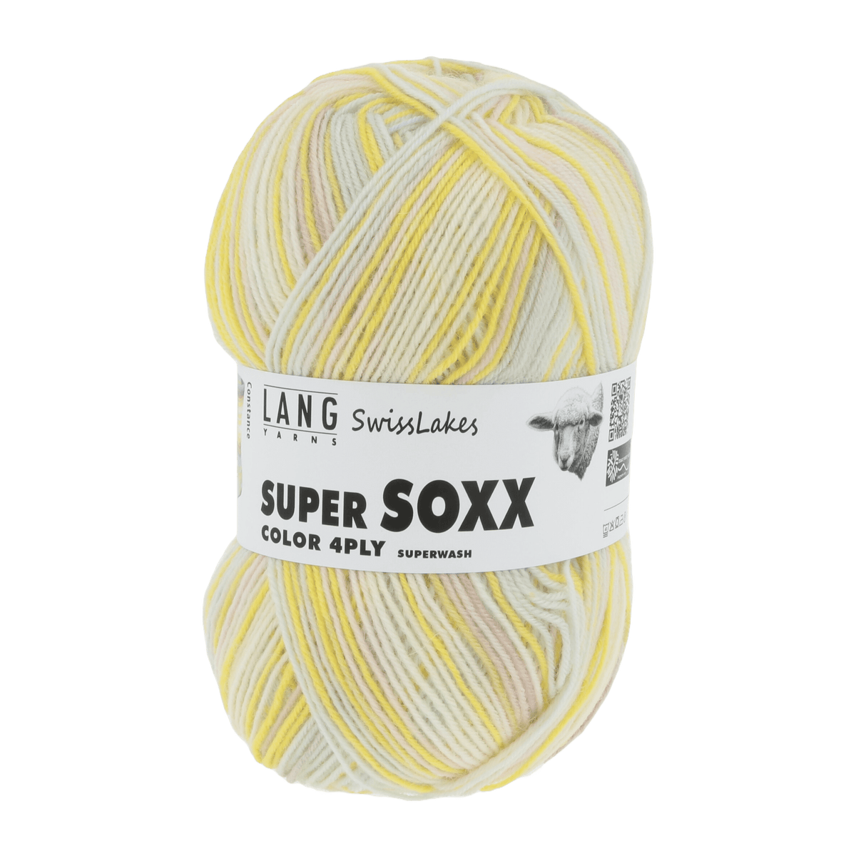 Lang Yarns Sock Yarn Pastel - Constance LANGYARNS | Sock Yarn | SUPER SOXX COLOUR | 4-Ply | 901