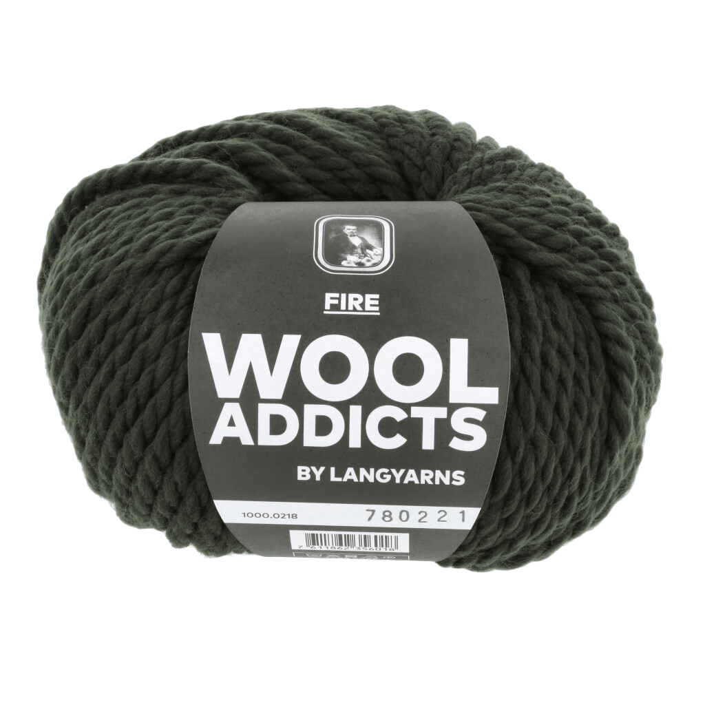 Lang Yarns Sock Yarn Pine LANGYARNS | WOOLADDICTS | Fire | Super Chunky | 1000