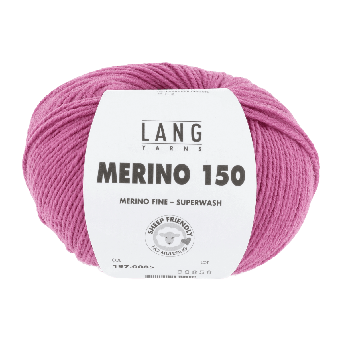 Lang Yarns Sock Yarn Pink LANGYARNS | Merino 150 | Sock / Baby | 197